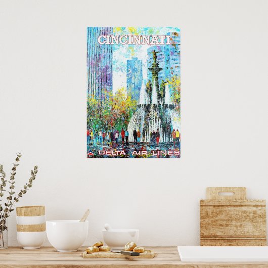 CINCINNATI POSTER (Küche)