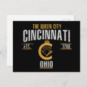 Cincinnati Postkarte (Vorne/Hinten)