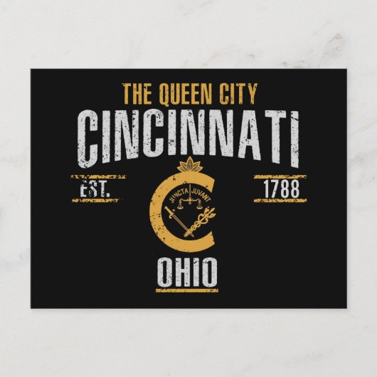 Cincinnati Postkarte (Vorderseite)