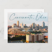 Cincinnati Postkarte (Vorne/Hinten)