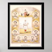Cincinnati Red Socks 1864 Vintage Poster (Vorne)