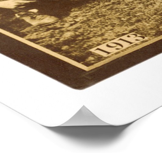 Cincinnati Reds Baseball 1913 Poster (Ecke)