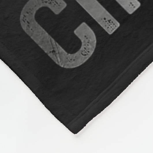 Cincinnati Retro Baseball Lover US Flag trifft auf Fleecedecke (Ecke)