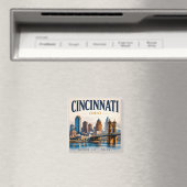 Cincinnati River City Magnet (In Situ (Geschirrspüler))