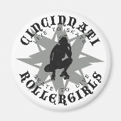 Cincinnati Rollergirls Magnet (Vorne)