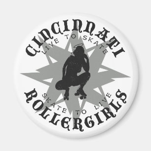 Cincinnati Rollergirls Magnet