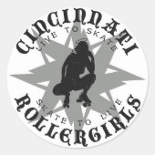 Cincinnati Rollergrls Sticker (Vorderseite)