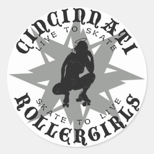 Cincinnati Rollergrls Sticker (Vorderseite)