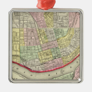 Cincinnati Silbernes Ornament