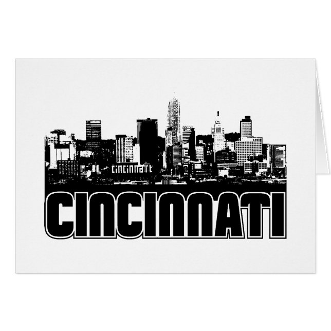 Cincinnati-Skyline (Vorderseite (Horizontal))