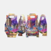 Cincinnati Skyline Abstrakte Kunst Geschenkschachtel (Ungefaltet)