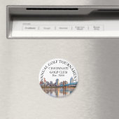 Cincinnati Skyline Golf Club Turnier individuell Magnet (In Situ (Geschirrspüler))