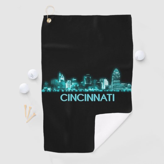 Cincinnati Skyline Golfhandtuch (Insitu)