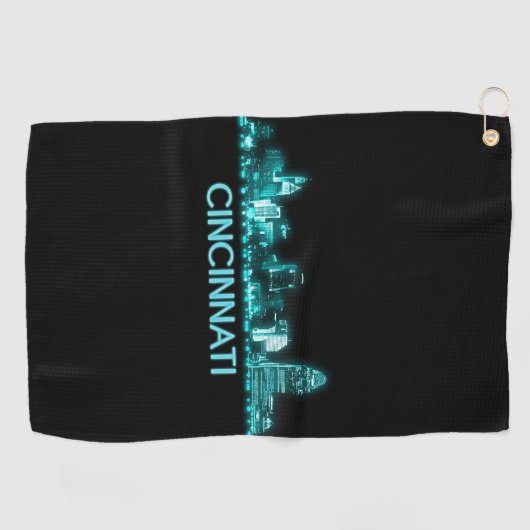 Cincinnati Skyline Golfhandtuch (Horizontal)