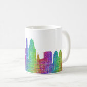 Cincinnati-Skyline Kaffeetasse (VorderseiteRechts)
