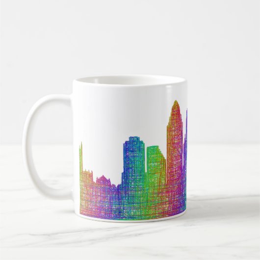 Cincinnati-Skyline Kaffeetasse (Links)