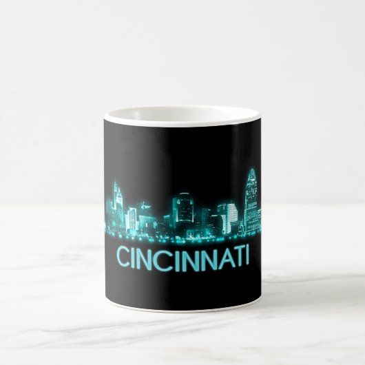 Cincinnati Skyline Kaffeetasse (Mittel)