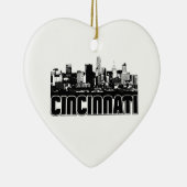 Cincinnati-Skyline Keramikornament (Rechts)