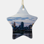 Cincinnati-Skyline Keramikornament (Rechts)