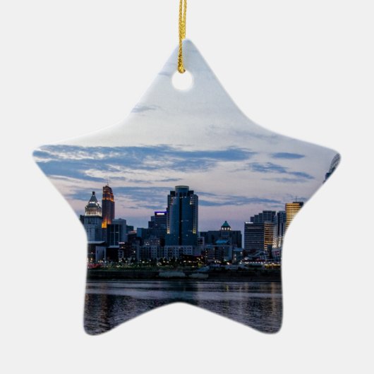 Cincinnati-Skyline Keramikornament (Vorne)