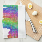 Cincinnati-Skyline Küchentuch (Viertel Falte)