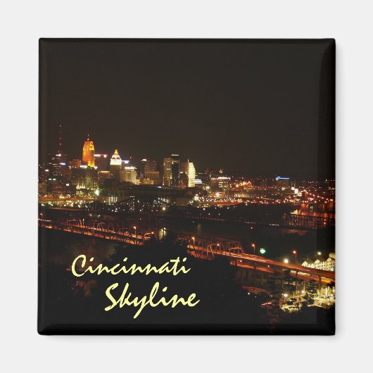 Cincinnati Skyline Magnet (Vorne)
