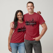 Cincinnati, Skyline Ohio T-Shirt (Unisex)