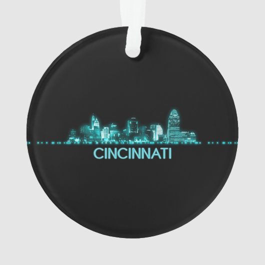 Cincinnati Skyline Ornament (Rückseite)