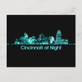 Cincinnati Skyline Postkarte (Vorderseite)