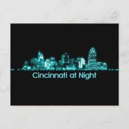 Cincinnati Skyline Postkarte