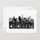 Cincinnati Skyline Postkarte (Vorne/Hinten)