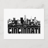 Cincinnati Skyline Postkarte (Vorderseite)