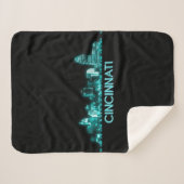 Cincinnati Skyline Sherpadecke (Vorderseite (Horizontal))