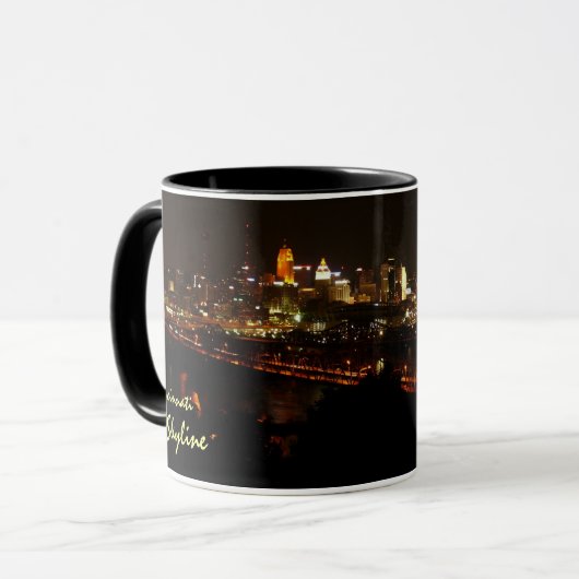 Cincinnati-Skyline Tasse (Vorderseite Links)