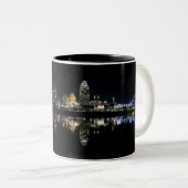 Cincinnati Skyline-Tasse Zweifarbige Tasse (VorderseiteRechts)