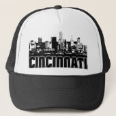 Cincinnati-Skyline Truckerkappe (Vorderseite)