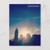 Cincinnati Skyline V1 Postkarte (Vorderseite)