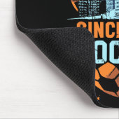 Cincinnati Soccer City Skyline Cool Cincy 513 Mousepad (Ecke)