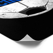 Cincinnati Soccer Distressed Cincy nati  Poster (Ecke)