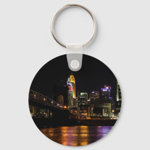 Cincinnati-Stadtbild Schlüsselanhänger
