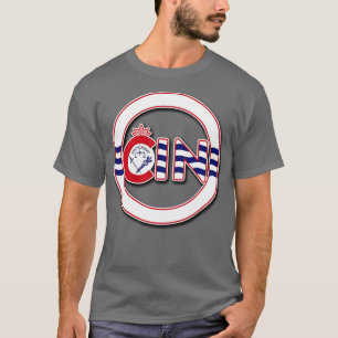 Cincinnati-Stadtflagge Roundel Design Kreis CIN T-Shirt