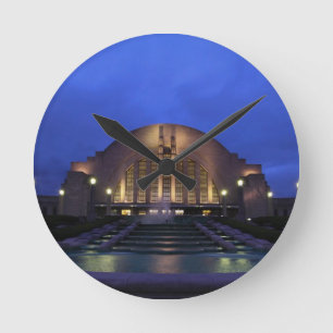 Cincinnati Union Terminal Runde Wanduhr