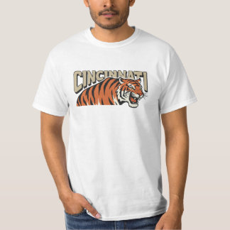 Cincinnati Vintage Retrostil bengalische Tigerkuns T-Shirt