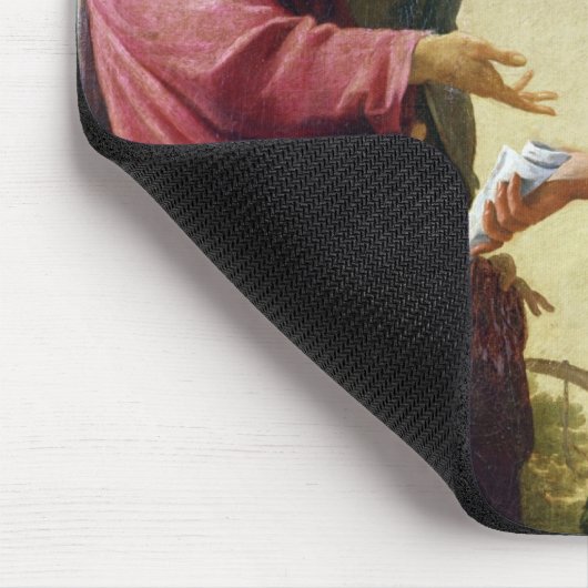 Cincinnatus, das zu seinem Pflug zurückgeht Mousepad (Ecke)