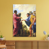 Cincinnatus kehrt zu seinem Pflug zurück Leinwanddruck (Insitu (Wohnzimmer))