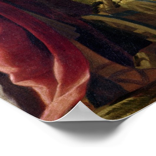 Cincinnatus kehrt zu seinem Pflug zurück Poster (Ecke)