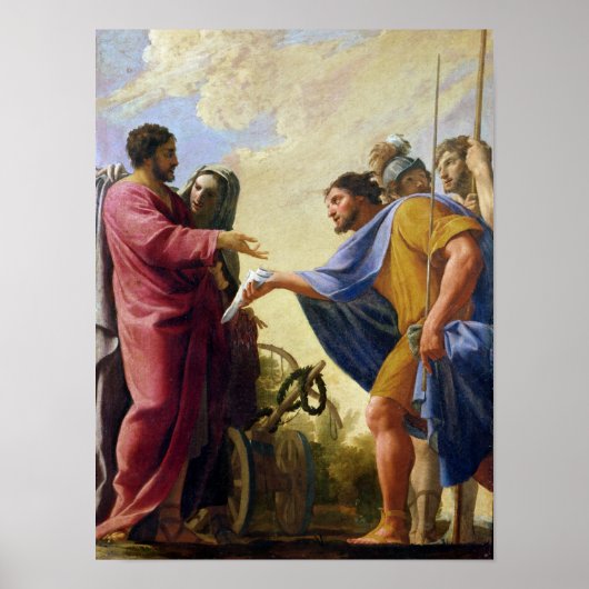 Cincinnatus kehrt zu seinem Pflug zurück Poster (Vorne)