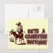 Cinco Celebration Postkarte (Vorne/Hinten)