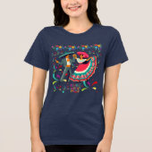 Cinco Colorwave Tiefnavy Tri-Blend Shirt (Vorderseite)