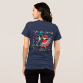 Cinco Colorwave Tiefnavy Tri-Blend Shirt (Rückseite voll)